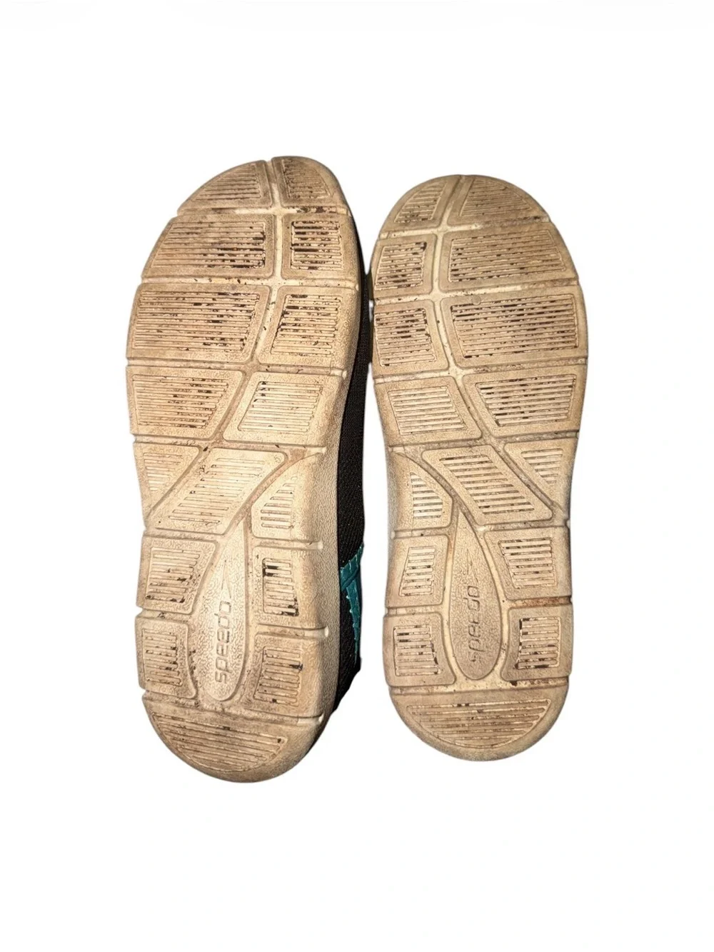 Speedo Black & Teal Slip-On Water Shoes